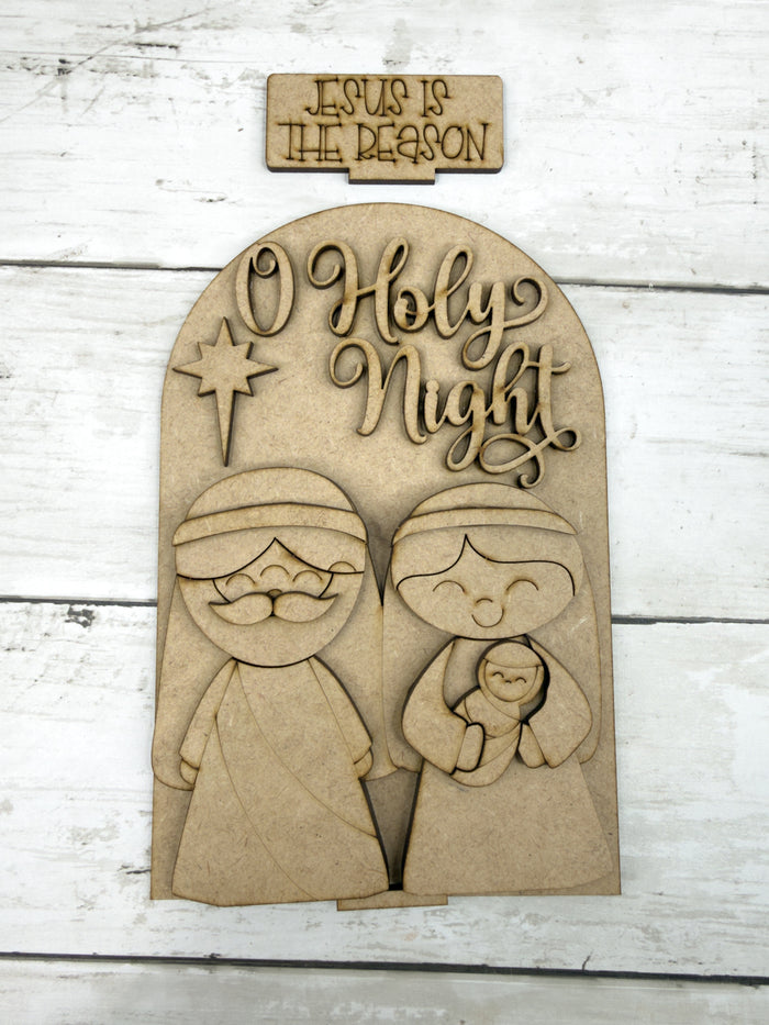 Oh Holy Night Arch Insert for Interchangeable Standard Arches Bases