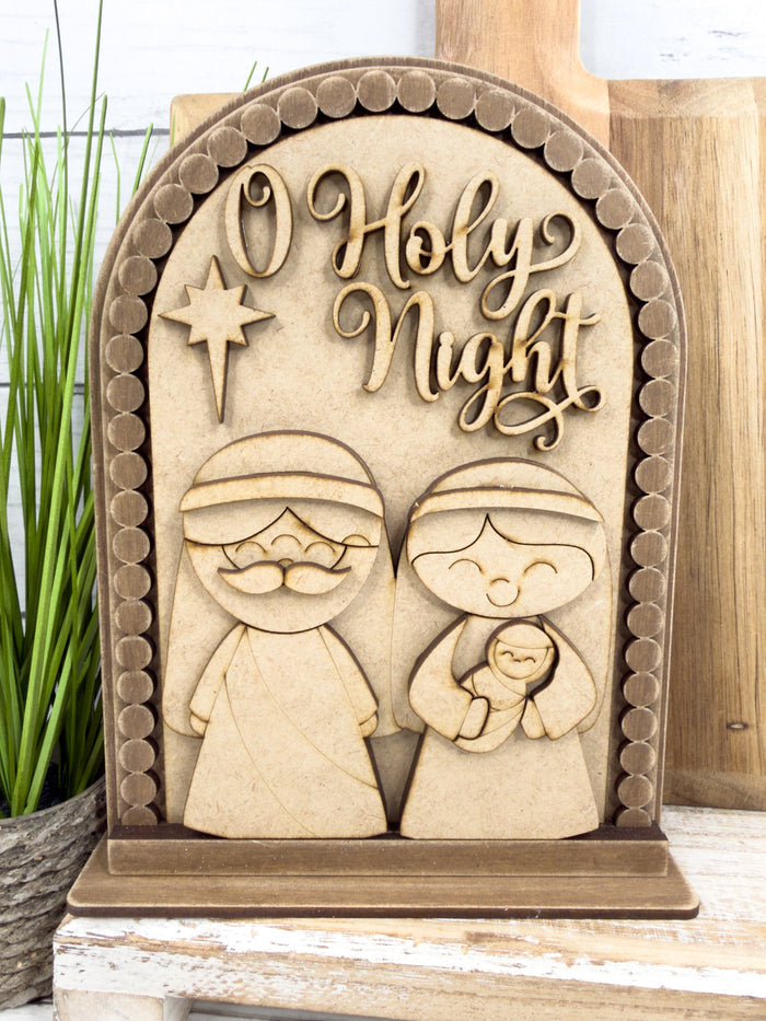 Oh Holy Night Arch Insert for Interchangeable Standard Arches Bases