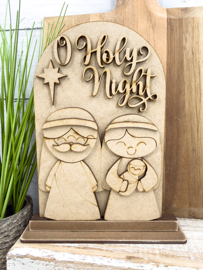 Oh Holy Night Arch Insert for Interchangeable Standard Arches Bases