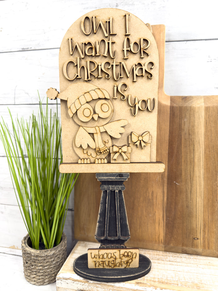 Owl I Want Standard Arch Insert for Interchangeable Standard Arches Bases
