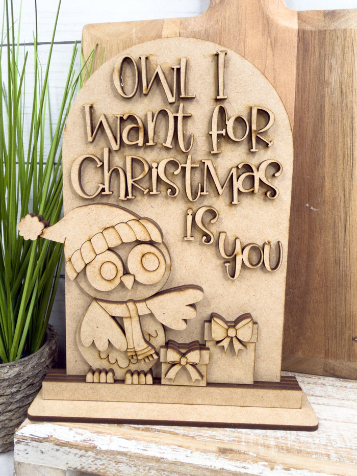 Owl I Want Standard Arch Insert for Interchangeable Standard Arches Bases