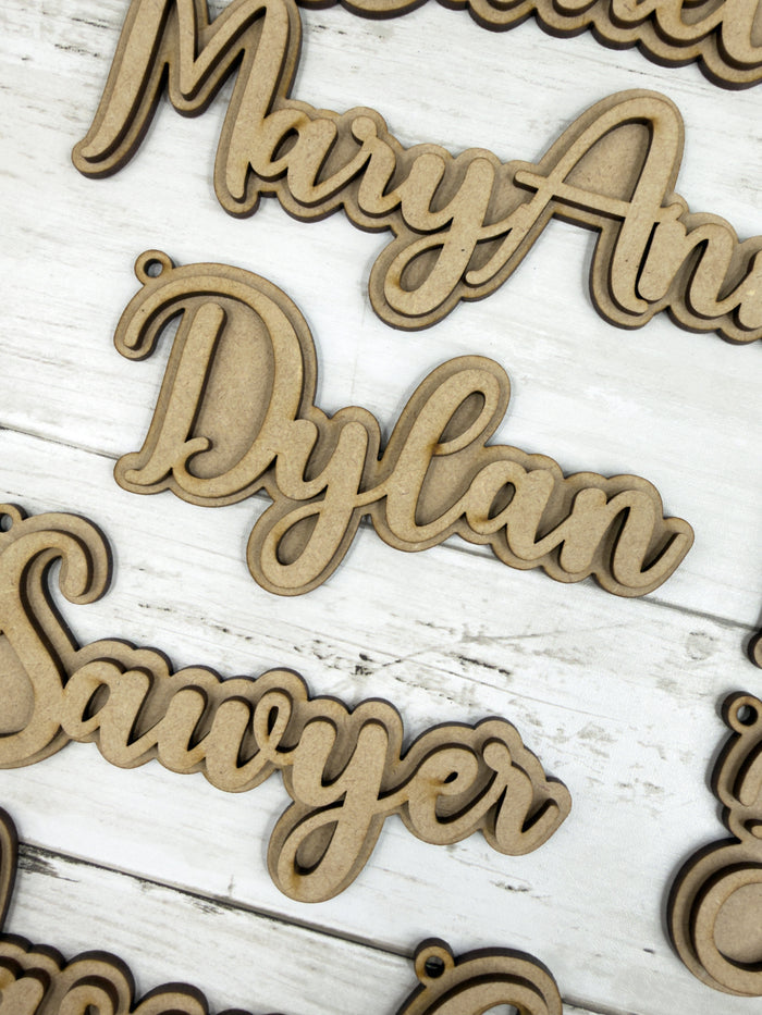 Personalized Name And Backer Tag DIY Kit