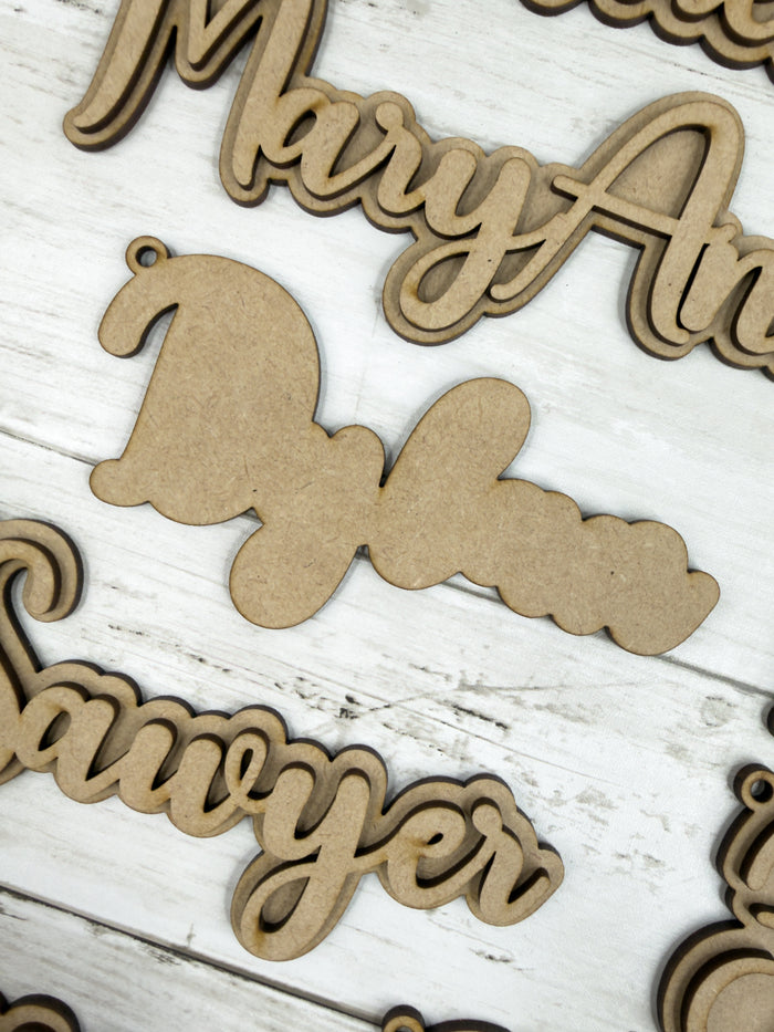Personalized Name And Backer Tag DIY Kit