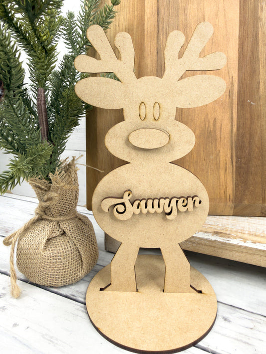 Personalized Reindeer Custom Name DIY Kit