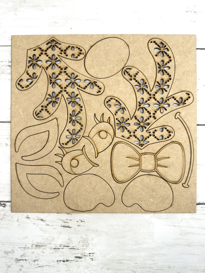 Reindeer Wooden Embellishments ONLY
