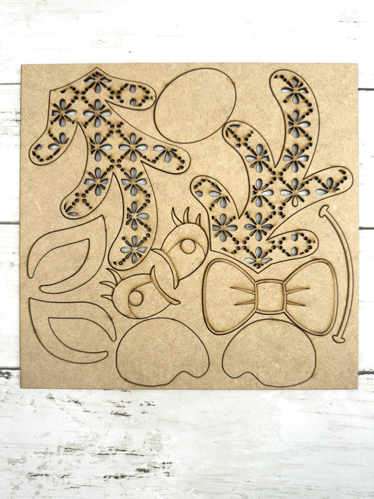 Reindeer Wooden Embellishments ONLY
