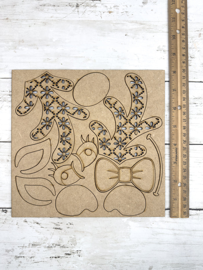 Reindeer Wooden Embellishments ONLY