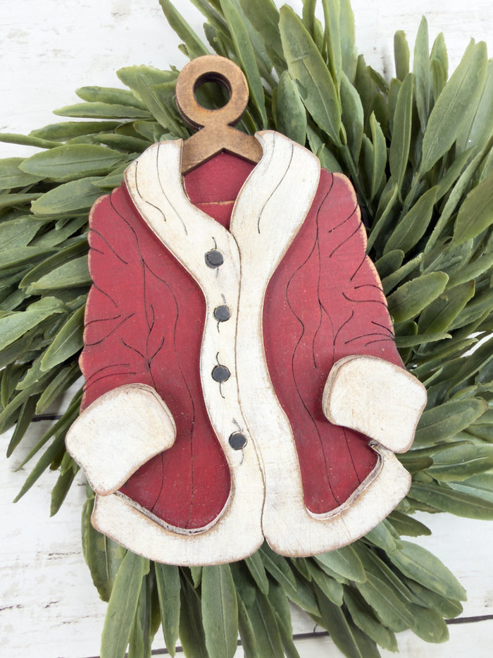 Santa's Coat Ornament DIY Kit