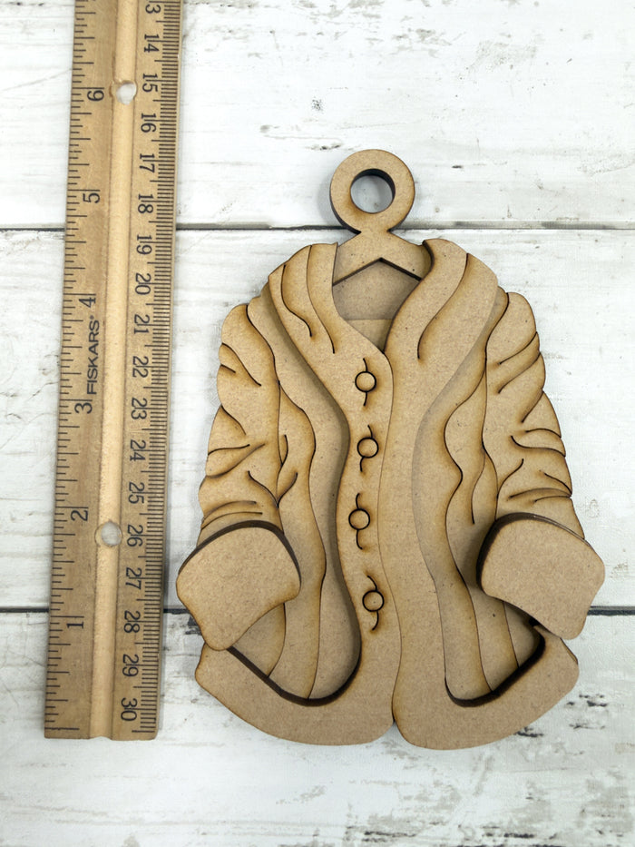 Santa's Coat Ornament DIY Kit