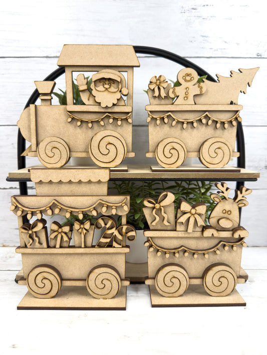 Santa’s Festive Christmas Train DIY Kit