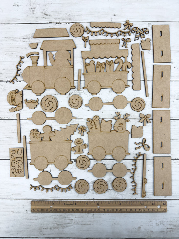 Santa’s Festive Christmas Train DIY Kit