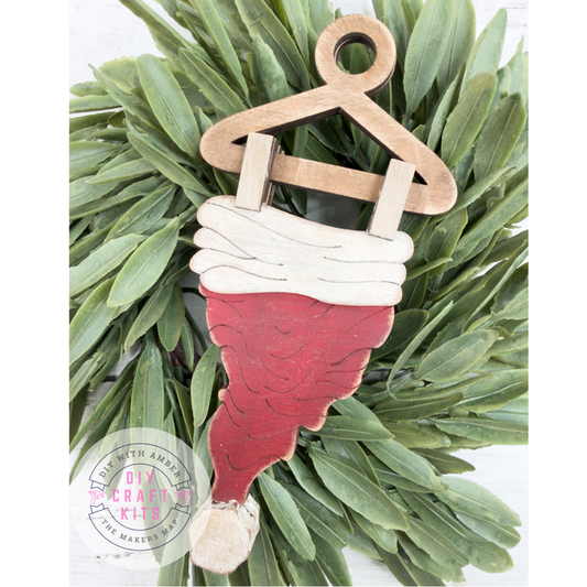 Santa's Hat Ornament DIY Kit