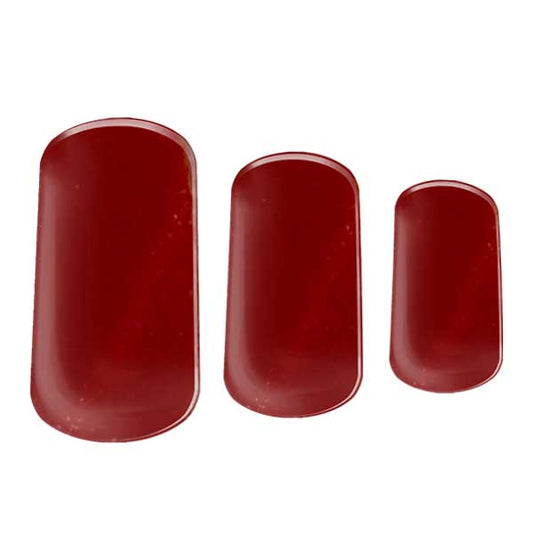 Semi-cured Gel Nail Wraps - Crimson cats eye
