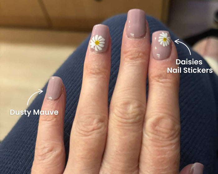 Semi-cured Gel Nail Wraps - Dusty Mauve