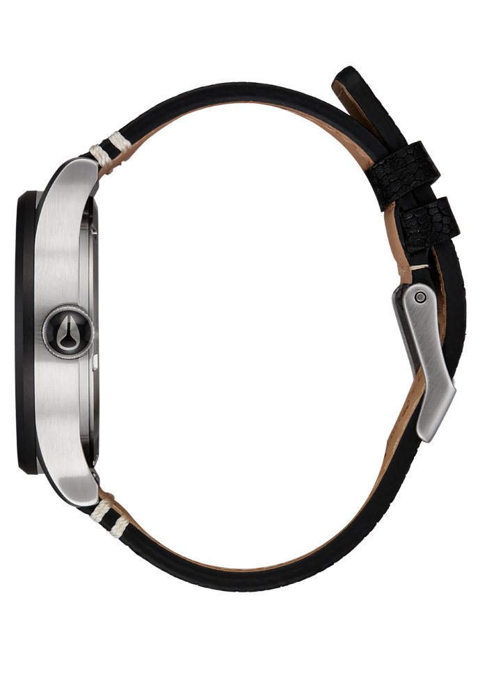 Sentry Leather - Silver / Rosewood / Black