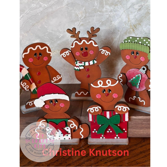Set Gingerbread Christmas Friends DIY Kit
