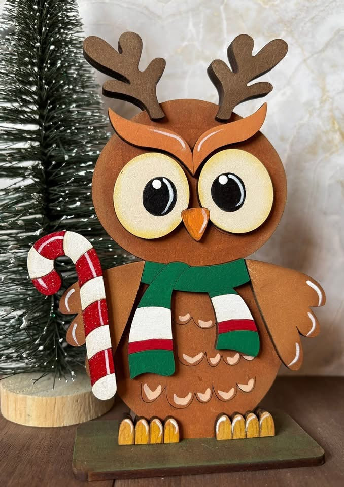 Set Owl Christmas Friends DIY Kit