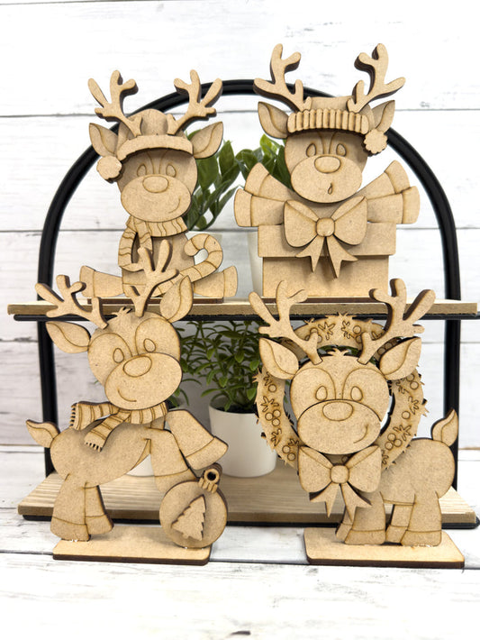 Set Reindeer Christmas Friends DIY Kit