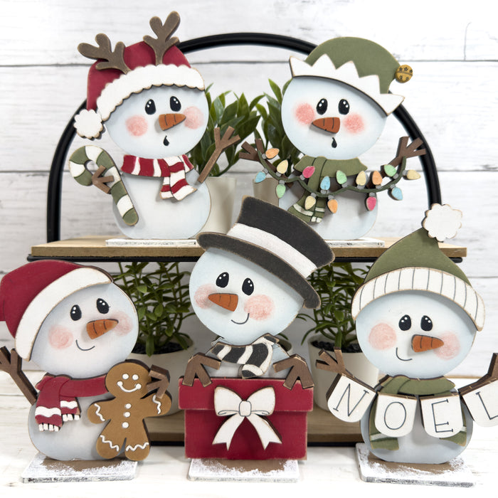 Set Snowman Christmas Friends DIY Kit