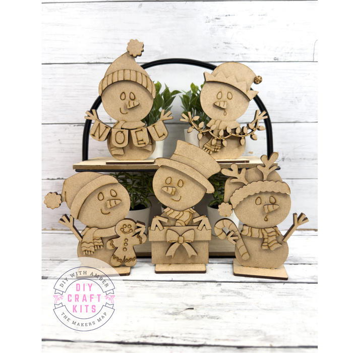 Set Snowman Christmas Friends DIY Kit