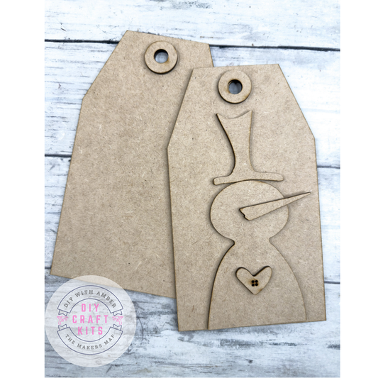Snowman Tags DIY Kit