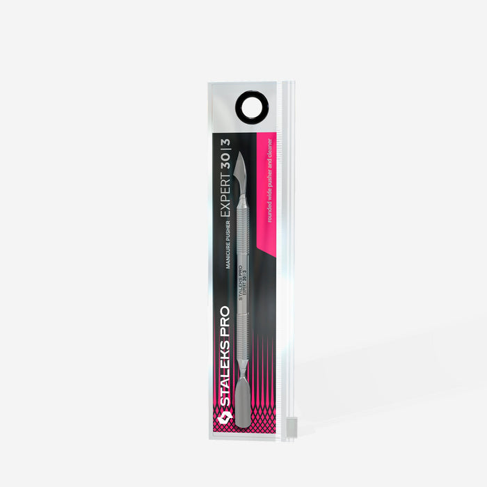 Staleks cuticle pusher - EXPERT 30 TYPE 3 (rounded wide pusher and cleaner)-Cuticle Pushers-STALEKS PRO-Gel Essentialz