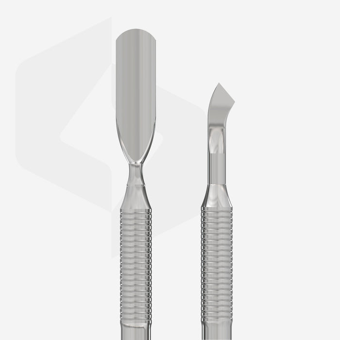 Staleks cuticle pusher - EXPERT 30 TYPE 4.2 (rounded wide pusher and bent blade)-Cuticle Pushers-STALEKS PRO-Gel Essentialz