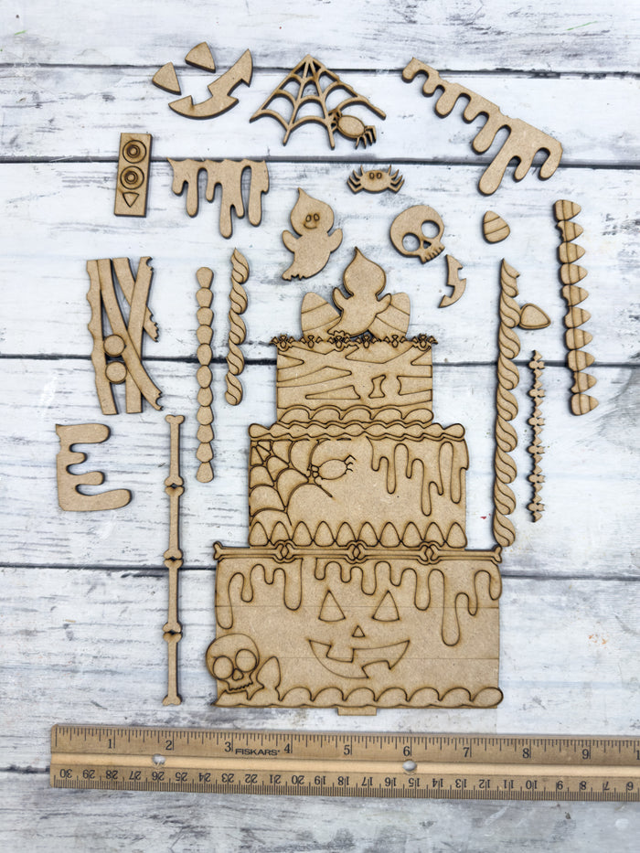 Standard Halloween Cake Insert for Standard Interchangeable Cake Bases