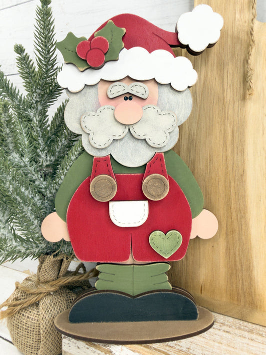 Stitched Santa Shelf Sitter DIY Kit
