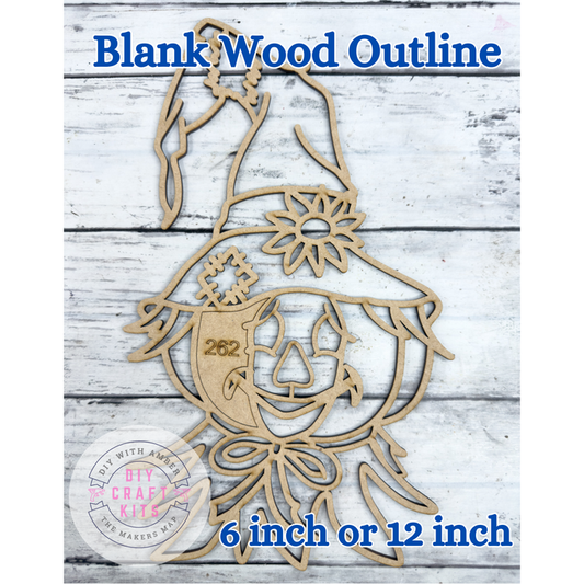 Style 262 Scarecrow Laser Cut Outline Frame Blank