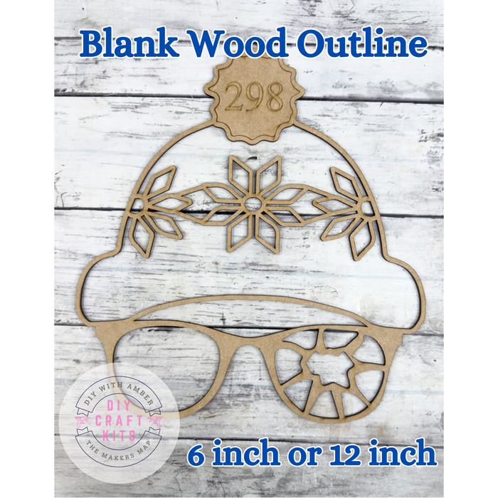 Style 298 Christmas Story inspired Laser Cut Outline Frame Blank