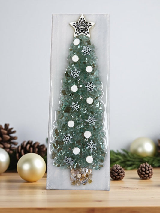 Style A 4x12 Crushed Glass Tree Canvas Project Kit