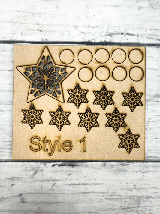 Style A For Tree Wooden Embellishments ONLY