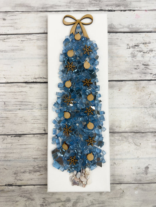 Style C 4x12 Crushed Glass Tree Canvas Project Kit