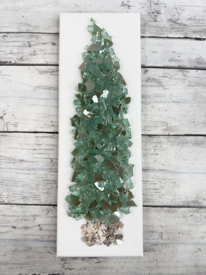 Style D 4x12 Crushed Glass Tree Canvas Project Kit