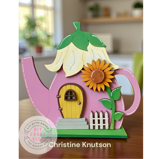 Sunflower Teapot DIY Kit