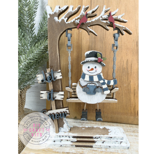 Swinging Snowman DIY Kit