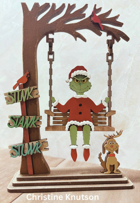Swinging Stink Stank Stunk Green Guy DIY Kit