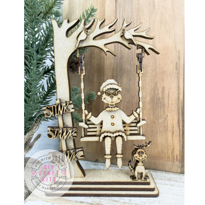 Swinging Stink Stank Stunk Green Guy DIY Kit