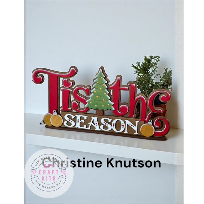 Tis the Season Sign Sitter DIY Kit