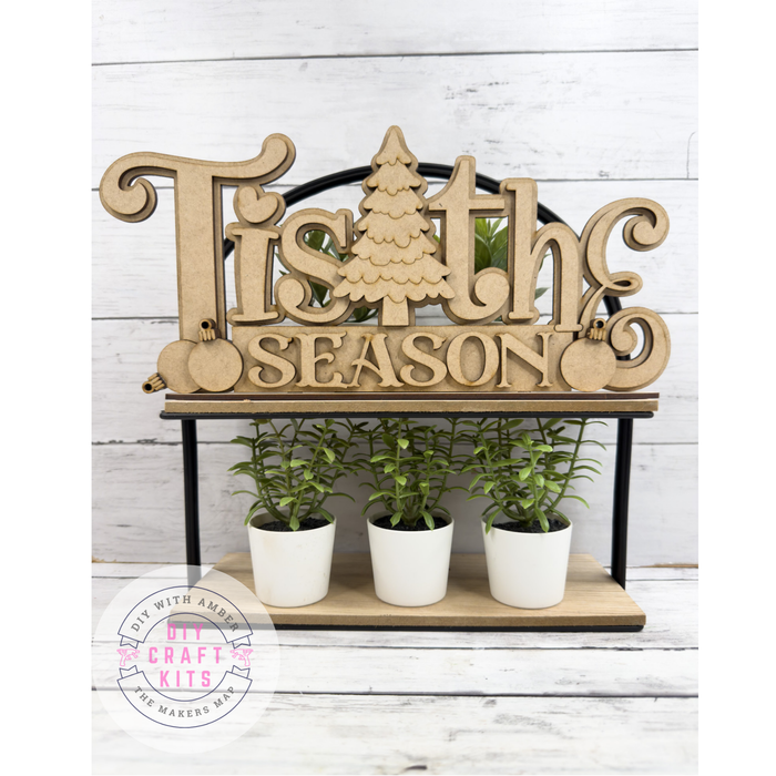 Tis the Season Sign Sitter DIY Kit