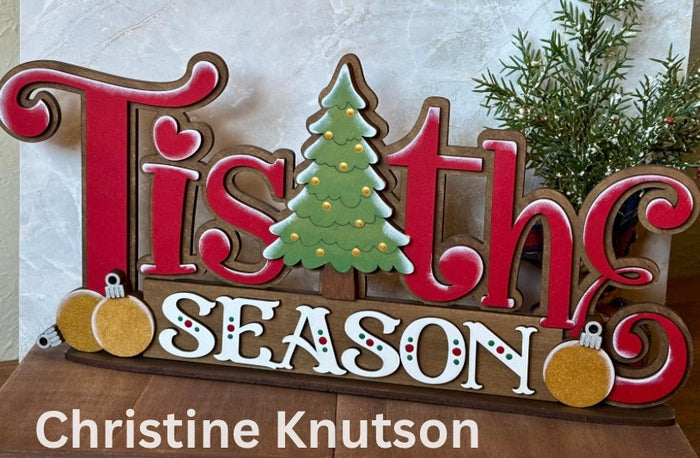 Tis the Season Sign Sitter DIY Kit