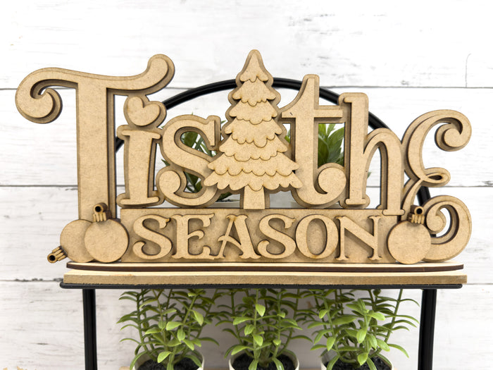 Tis the Season Sign Sitter DIY Kit