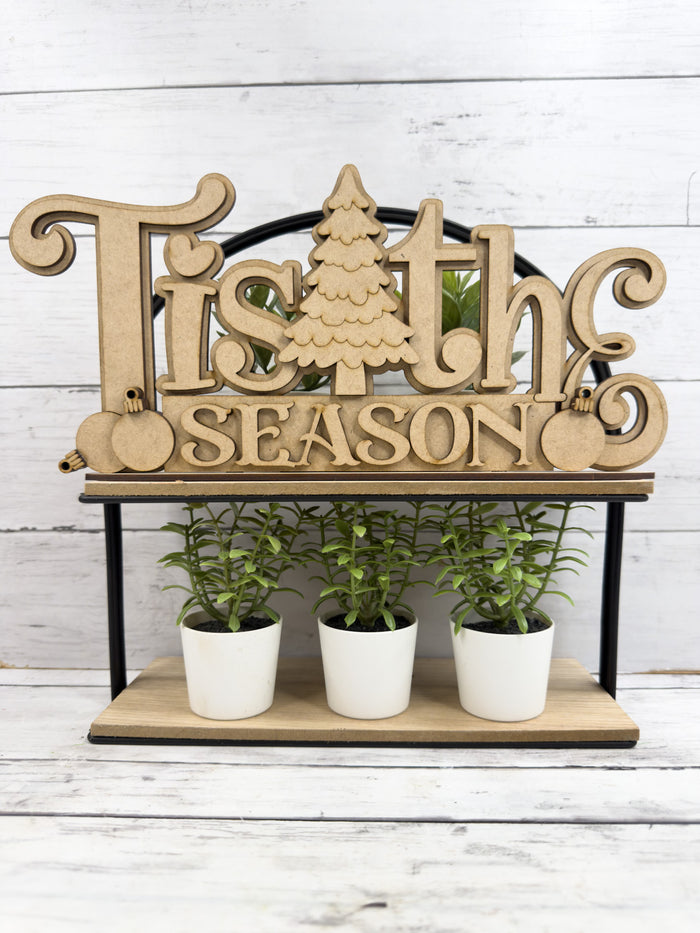 Tis the Season Sign Sitter DIY Kit