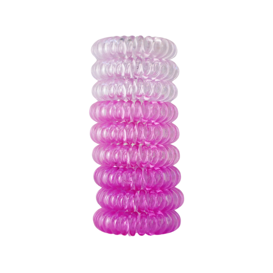 Twist Lock Hair Coil  - Orchid GRADIENT 9 Pcs Set